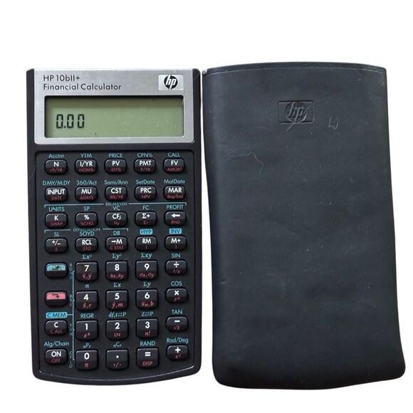 Hewlett Packard HP 10bll+ Financial Calculator-Works-New Batteries - Picture 1 of 7